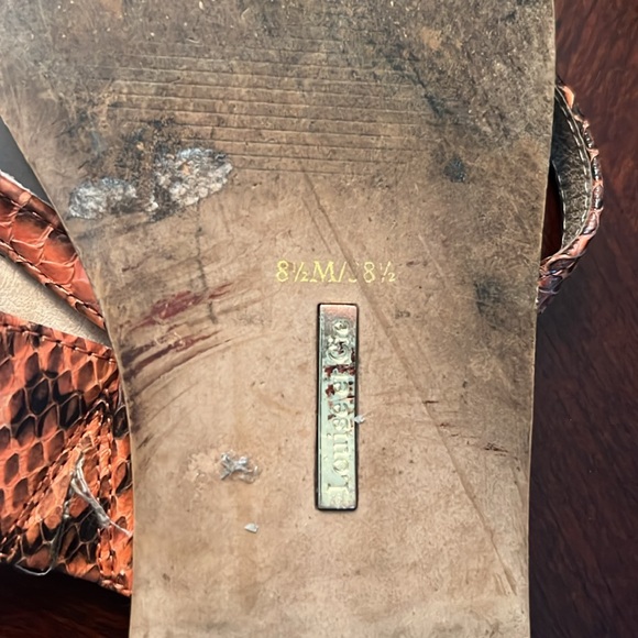 Louise et Cie Women’s slip on sandal animal print  leather size 8.5 - Picture 9 of 17